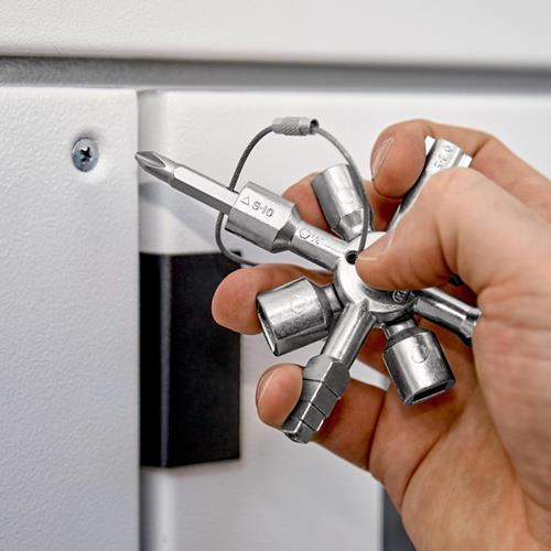 KNIPEX Schaltschrankschlüssel TwinKey® 6 Funktionen m.Magnet Verb.KNIPEX KNIPEX Schaltschrankschlüssel TwinKey® 6 Funktionen m.Magnet Verb.KNIPEX