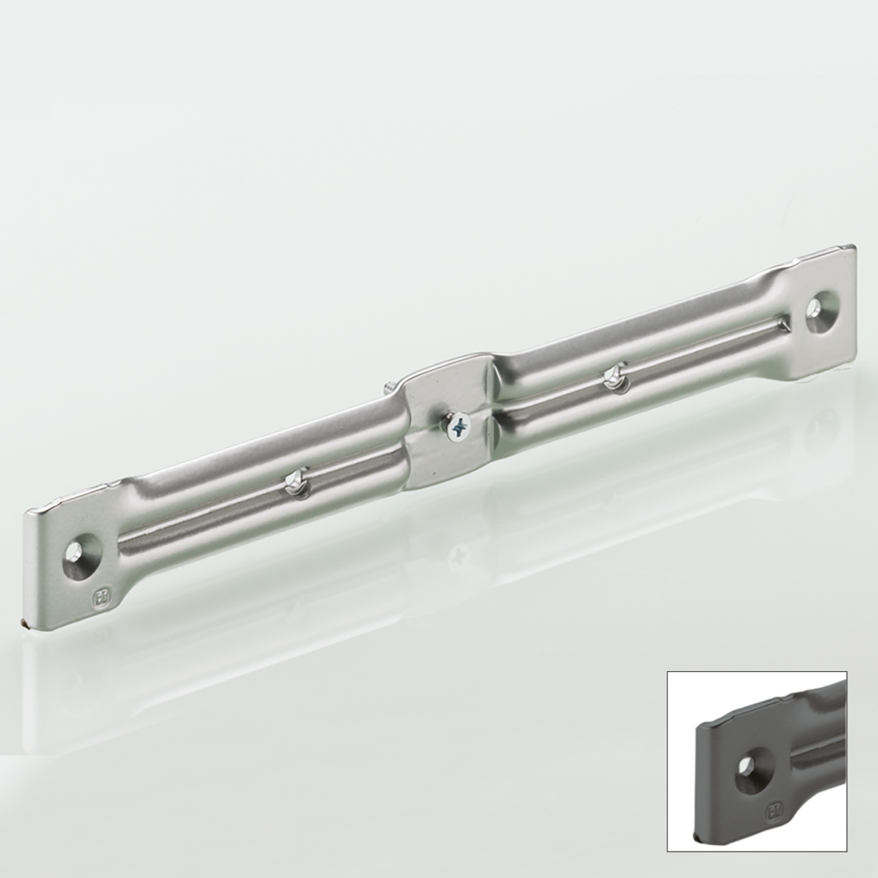 HETTICH Stabilisator für Rahmenfronten 400 mm (Dispensa 90°), silber, 70799