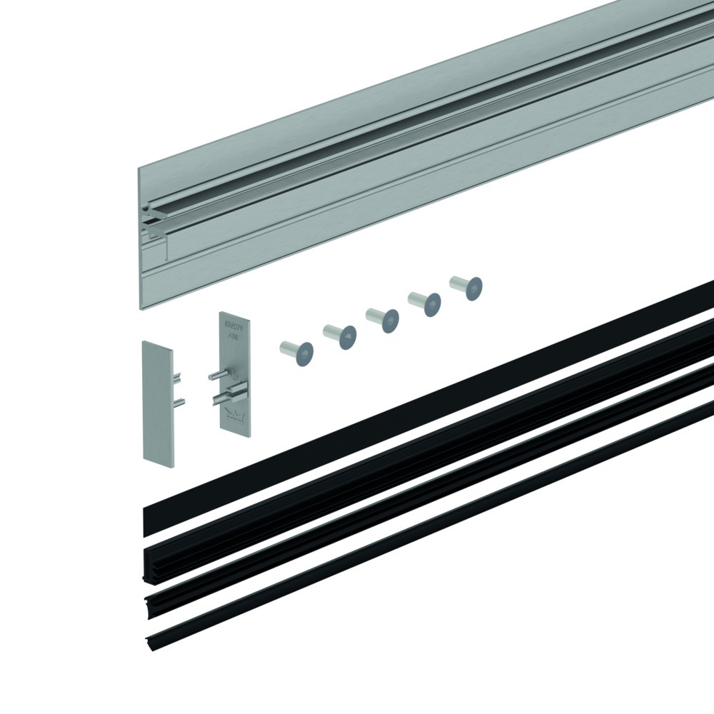 DORMA GLAS Seitenteilprofil MUTO COMFORT XL-80/150, Aluminium