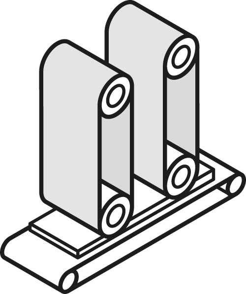 KLINGSPOR Schleifgewebe, wasserfest CS 411 Y