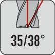 TECWERK Schaftfräser DIN 6527L Typ UNI HPC D.8mm VHM TiAlN HB Z.4 lang TECWERK