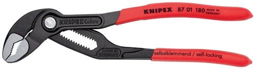 KNIPEX Wasserpumpenzange Cobra® L.180mm Spann-W.36mm pol.Ku.-Überzug KNIPEX