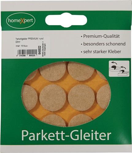 Parkettgleiter Premium 22mm Filz natur rd.selbstkl.
