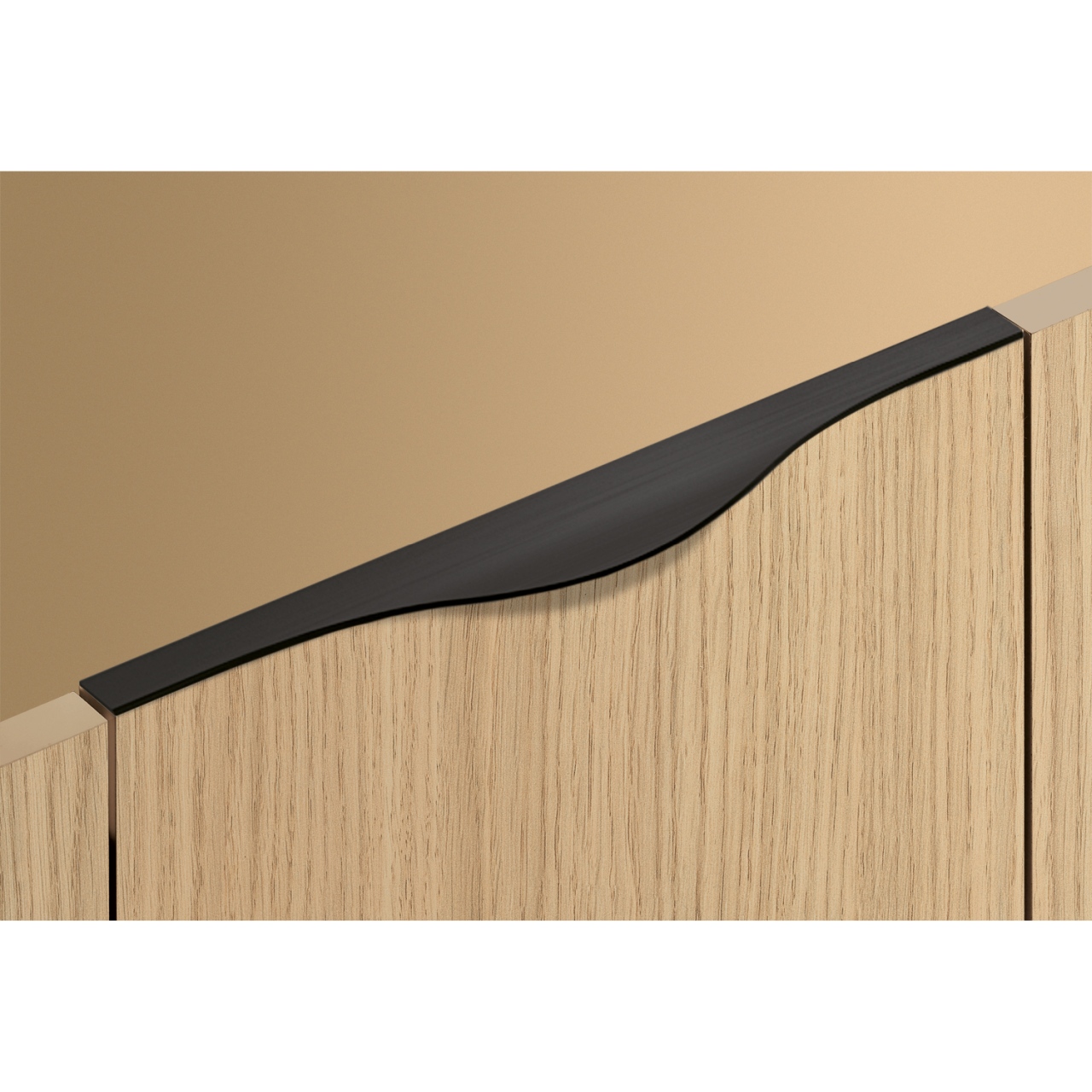 HETTICH Griffleiste Codania, L 445 mm, Schwarz matt, 9266000