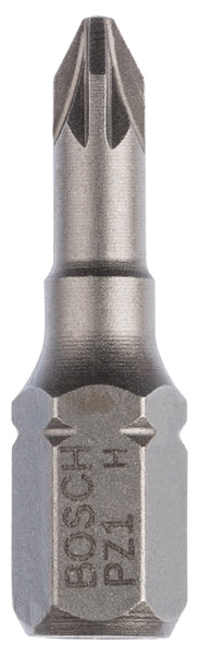 BOSCH Schrauberbit Extra-Hart PZ 1, 25 mm, 10er-Pack