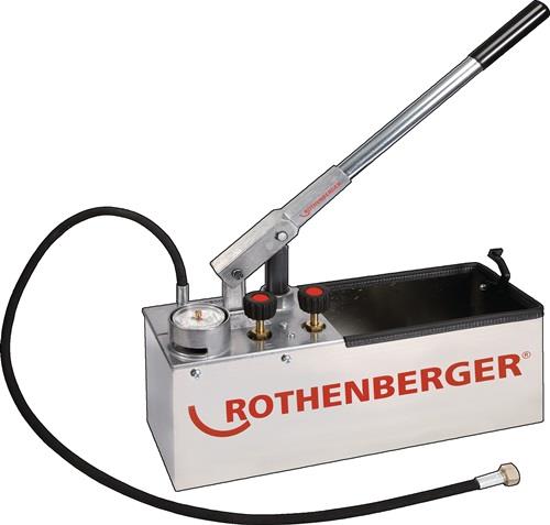 ROTHENBERGER Prüfpumpe RP 50 S Inox 0-60bar R 1/2 Zoll Saugvolumen p.Hub ca.45ml Edelstahl