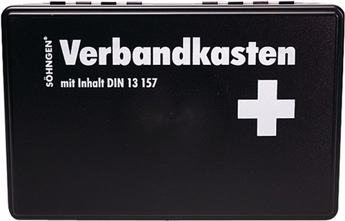 SÖHNGEN Betriebsverbandkasten,kl.KIEL B260xH160xT80ca.mm schwarz SÖHNGEN