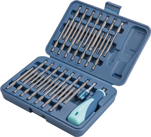 TECWERK Bitsortiment 30-tlg.Schlitz/PH/PZD/TX-BO/6Kt.TECWERK