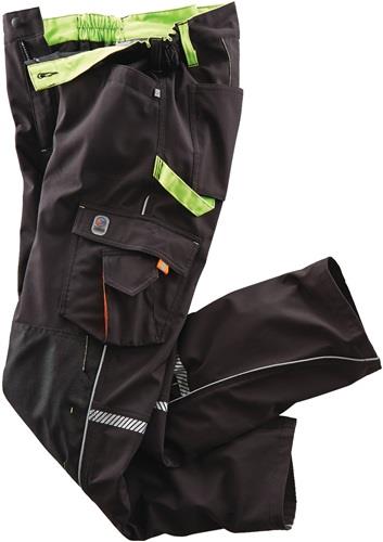 TERRAX Softshellhose Terrax Workwear Gr.54 schwarz/limette TERRAX