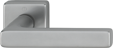 HOPPE® Drücker-Halbgarnitur ohne Schlüsselrosette Dallas 1643/52, VK10, mit Stütznocken, Aluminium, 3556119