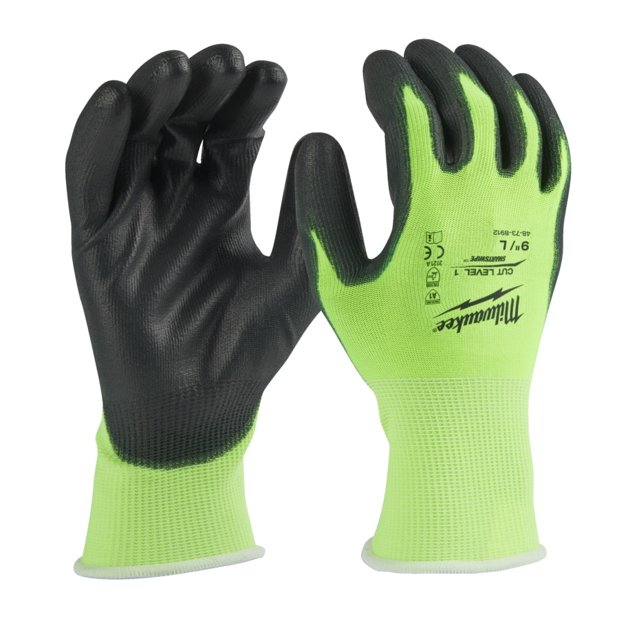 MILWAUKEE Größe 9 (L) Hi-Vis Schnittschutzhandschuhe Klasse 1/A MILWAUKEE Größe 9 (L) Hi-Vis Schnittschutzhandschuhe Klasse 1/A