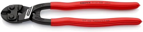 KNIPEX Kompaktbolzenschneider CoBolt® L.250mm Ku.-Überzug ger.4,2mm m.Aussparung