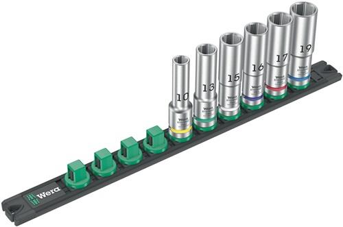 WERA Steckschlüsseleinsatzset Deep 1 9-tlg.Antr.12,5mm (1/2) Zoll WERA