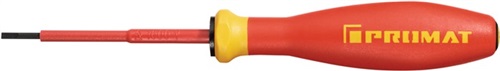 PROMAT Schraubendreher Schneiden-B.4mm Klingen-L.100mm VDE isol.PROMAT