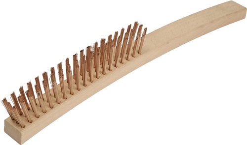 ENDRES TOOLS Drahtbürste L.350mm Zinnbronzedraht 0,3mm 3-reihig funkenfrei ENDRES TOOLS