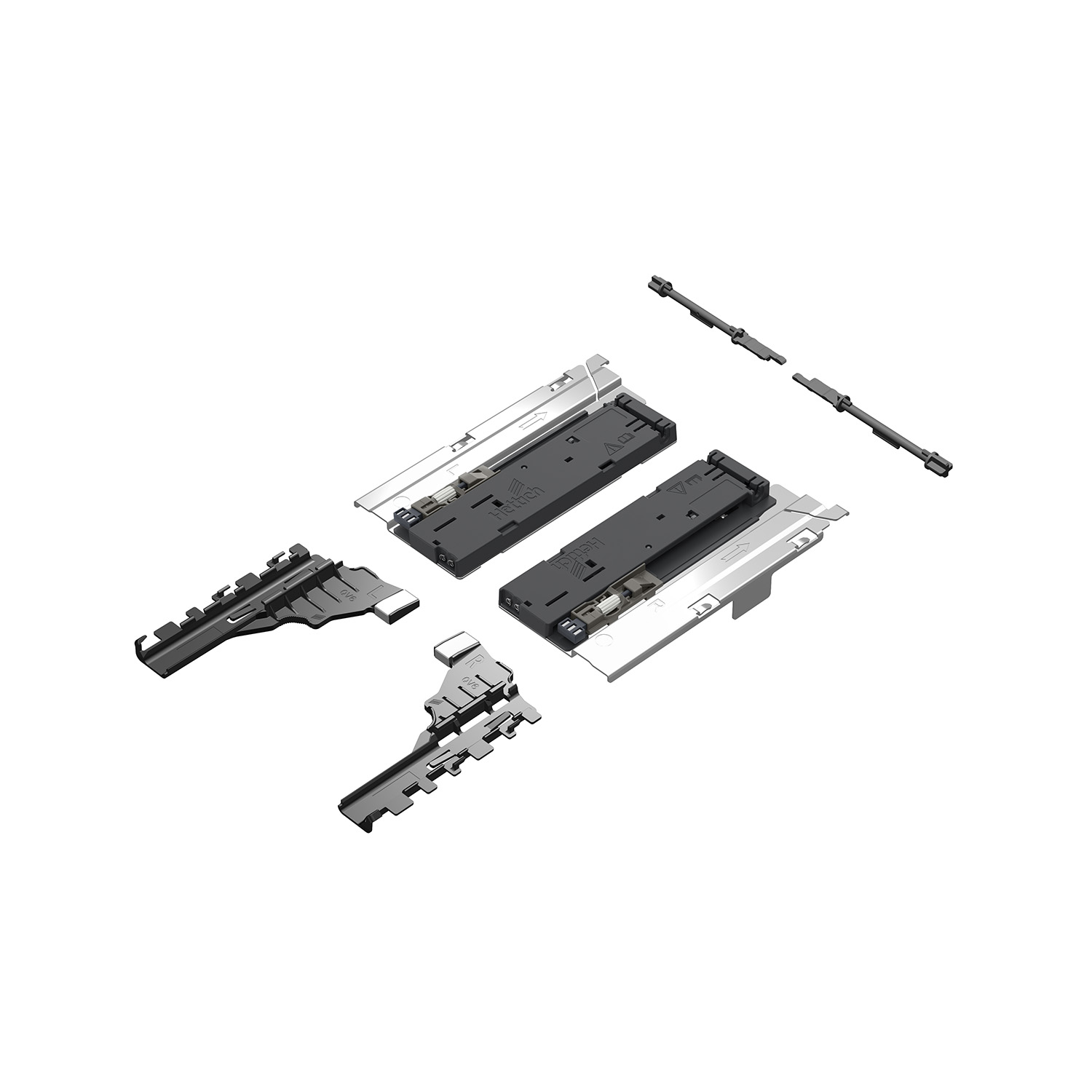 HETTICH Öffnungssystem Push to open Silent für Quadro, 8 - 20 kg, 9240162