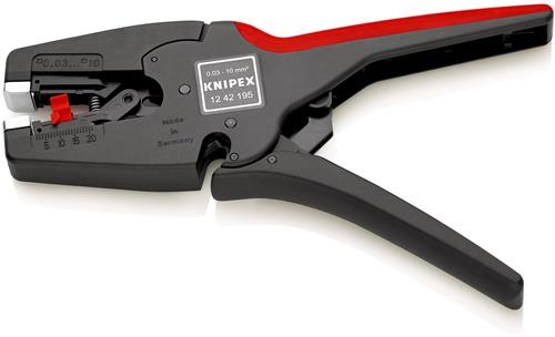 KNIPEX Automatikabisolierzange MultiStrip® 10 L.195mm 0,03-10 (AWG 32-7) mm² KNIPEX