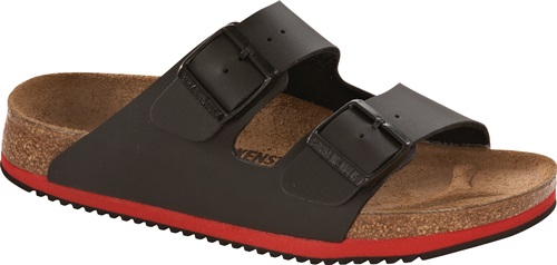 BIRKENSTOCK Sandale Arizona Super Grip Gr.36 schwarz Birko Flor DIN EN ISO 20347 BIRKENSTOCK