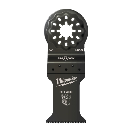 MILWAUKEE 35 x 42 mm Multitool Starlock Tauchsägeblatt für Schnitte in Holz