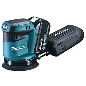 MAKITA Akku-Exzenterschleifer 18V / 2x 5,0 Ah DBO180RTJ