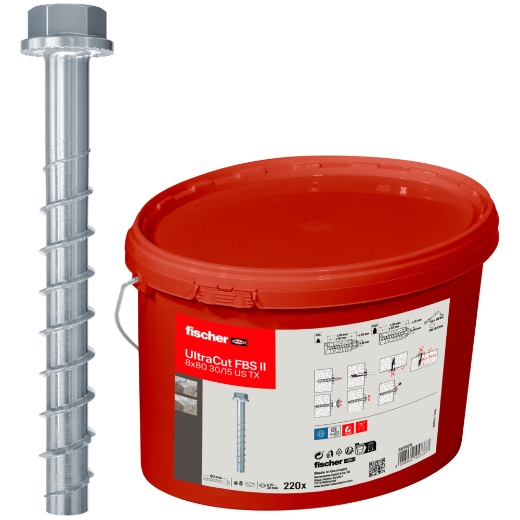 FISCHER UltraCut FBS II 8x80 30/15 US Eimer(220)