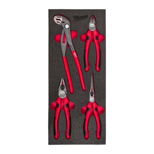 MILWAUKEE 4-teilige Einlage für Werkstattwagen 78 cm Zangen Einlage