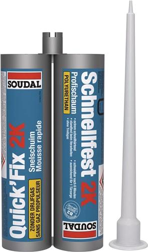 SOUDAL 2K-Zargenschnellschaum QUICK FIX 210 ml B2 beige o.Einw.-Handsch.Doppelkartusche