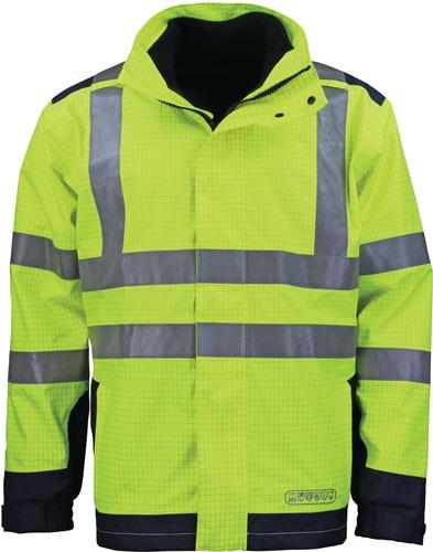 ASATEX Wetter-,Flamm- u.Warnschutzjacke Gr.M gelb/blau ASATEX