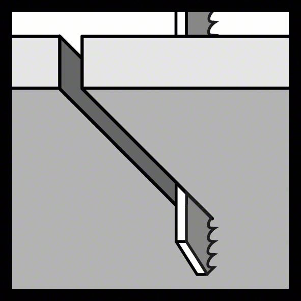 BOSCH Stichsägeblatt T 101 BF Clean for Hard Wood, 25er-Pack