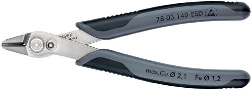 KNIPEX Elektronik-Seitenschneider Super-Knips® L.140mm Facette nein pol.KNIPEX