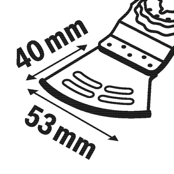 BOSCH BIM Tauchsägeblatt Dual-Tec AYZ 53 BPB Multimaterial, 40 x 53 mm, 1er-Pack