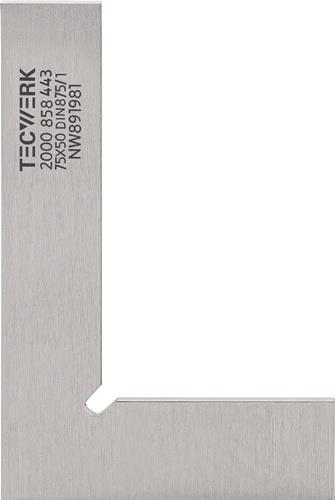 TECWERK Winkel DIN 875/I Schenkel-L.75x50mm o.Anschlag TECWERK