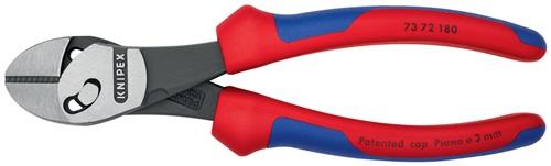 KNIPEX Hochleistungsseitenschneider TwinForce® L.180mm pol.Mehrkomp.-Hülle KNIPEX