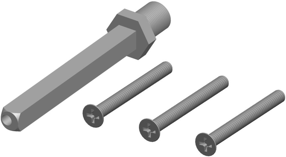 HERMAT Befestigungsset Schutz-Wechselgarnitur 4091.WG, VK 8 mm,