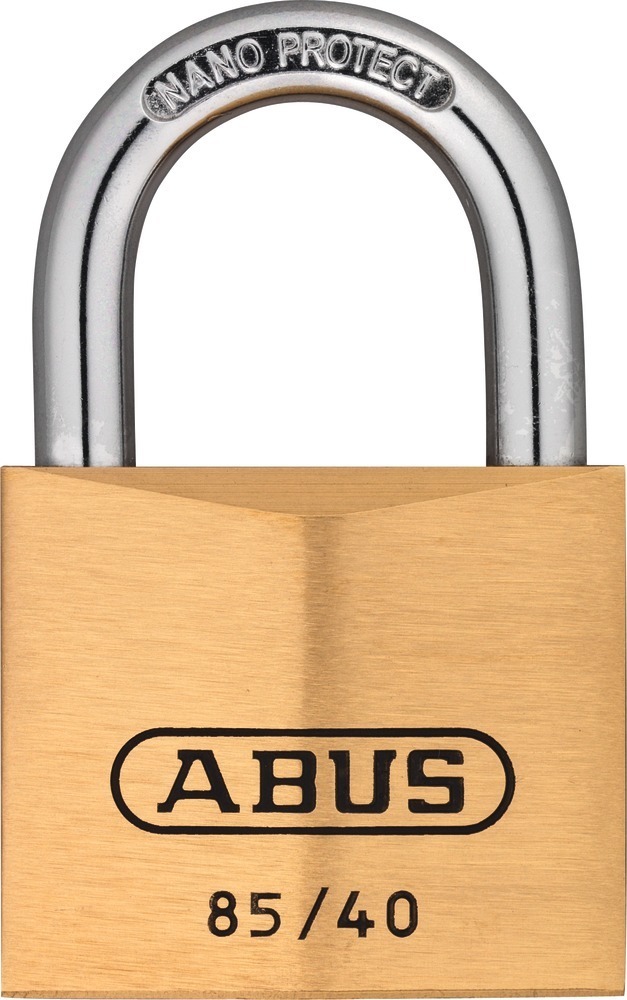 ABUS Zylindervorhangschloss 85, Messing massiv, 02486