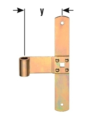 POLLMANN Mittelband 30, gelb verzinkt