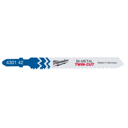 MILWAUKEE 91 x 2,5/1,8 mm TWIN-CUT T123XF Stichsägeblatt Metall Bi-Metall
