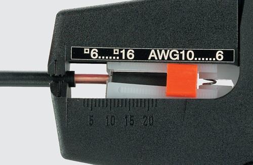 WEIDMÜLLER Automatikabisolierzange Stripax® L.190mm 0,08-10 (AWG 28...7) mm²