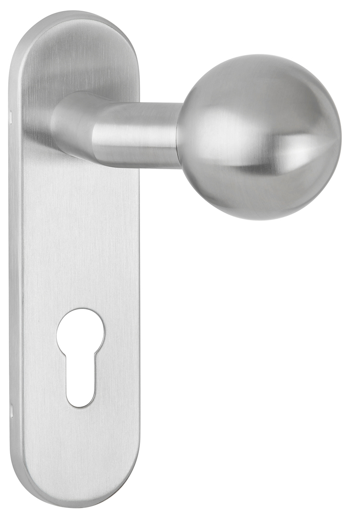 HERMAT FH Wechselgarnitur mit Kurzschild BASIC 08 1808 FS/2006 KU/3126/GK, Edelstahl