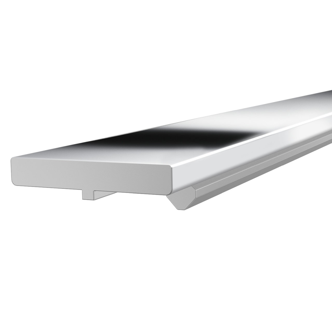 HETTICH AvanTech YOU DesignProfil in Akzentfarbe, Chrom Optik, 650 mm, 9255785