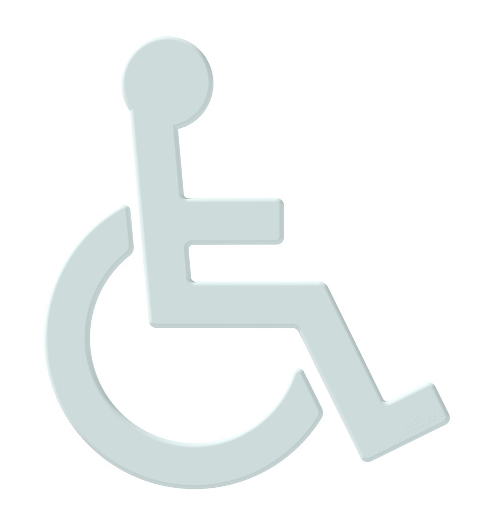 HEWI Hinweisschild Barrierefrei 801.91.030, Polyamid, 801.91.030 98