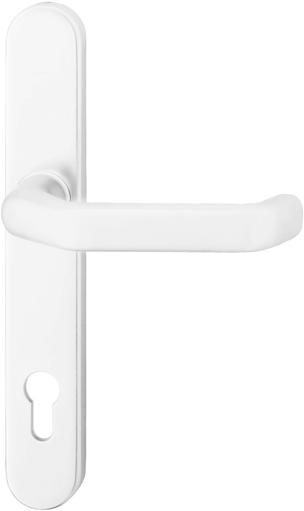 EDI Drücker-Halbgarnitur mit Langschild Kronos 1200/0235, Aluminium