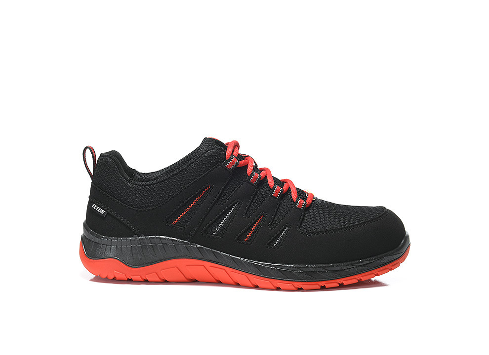 ELTEN Sicherheitshalbschuh MADDOX black-red Low ESD S3