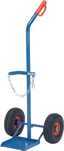 FETRA Stahlflaschenkarre f.Flascheninhalt 1 x 20-50l Luft-Bereifung Trgf.100kg