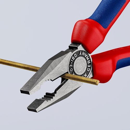 KNIPEX Kombizange L.180mm pol.Mehrkomp.-Hülle KNIPEX KNIPEX Kombizange L.180mm pol.Mehrkomp.-Hülle KNIPEX