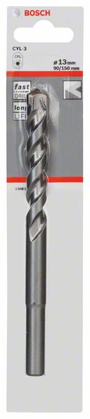 BOSCH Betonbohrer CYL-3, 13 x 90 x 150 mm, d 10 mm, 1er-Pack