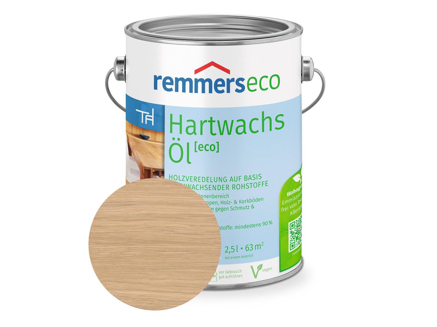 REMMERS Hartwachs-Öl [eco] intensiv-weiß (RC-995) 0,375 l