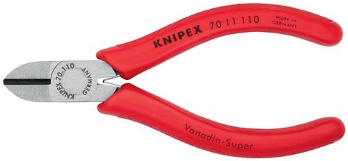 KNIPEX Seitenschneider L.110mm Kopf pol.Ku.-Überzug max.1,2mm KNIPEX