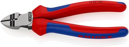 KNIPEX Abisolierseitenschneider L.160mm Abisolierwerte 1,5/2,5 mm² pol.Mehrkomp.-Hüllen