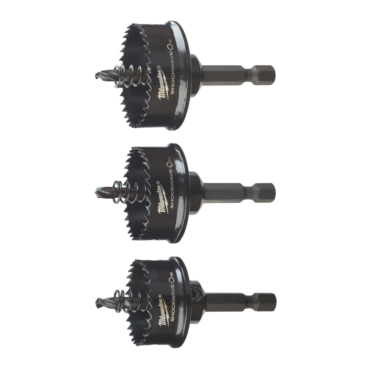 MILWAUKEE 22 / 29/ 35 mm SHOCKWAVE Lochsägen-Set 3-teilig